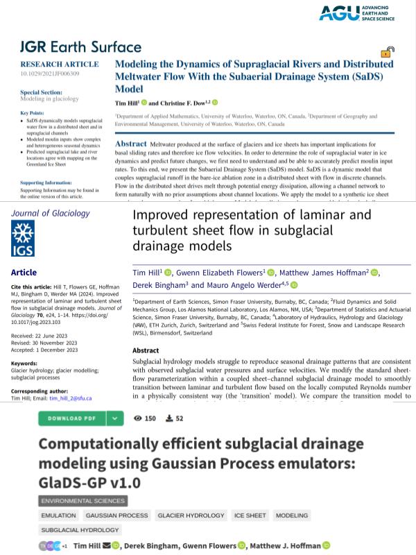 Screenshot of paper headers